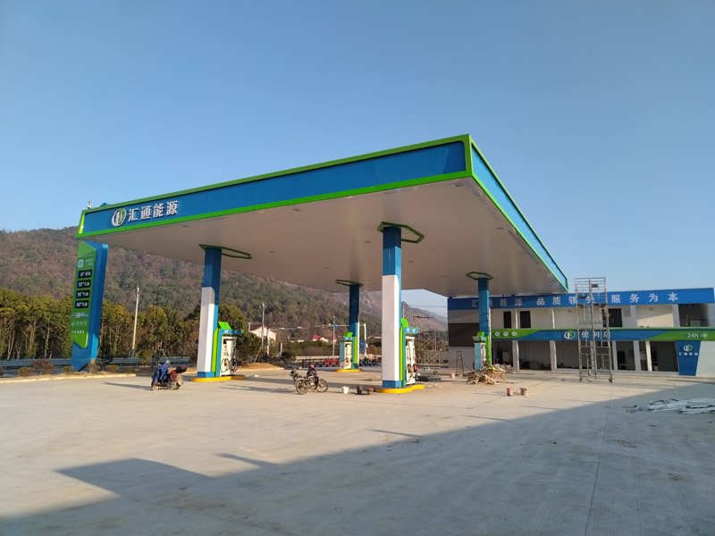Gas station cornice decoration Gas station cornice decoration